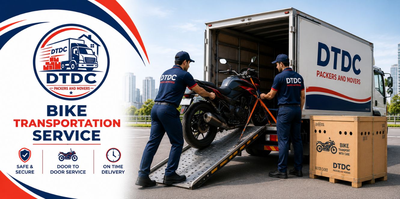 Motorcycle padded and crated for bike transportation from Delhi NCR to another city